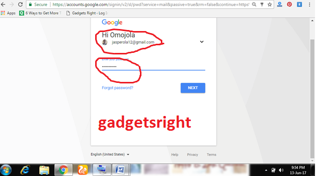 change gmail mobile number
