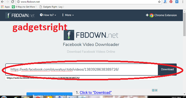 Download Facebook Video