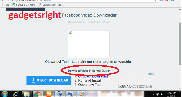 Download Facebook Video